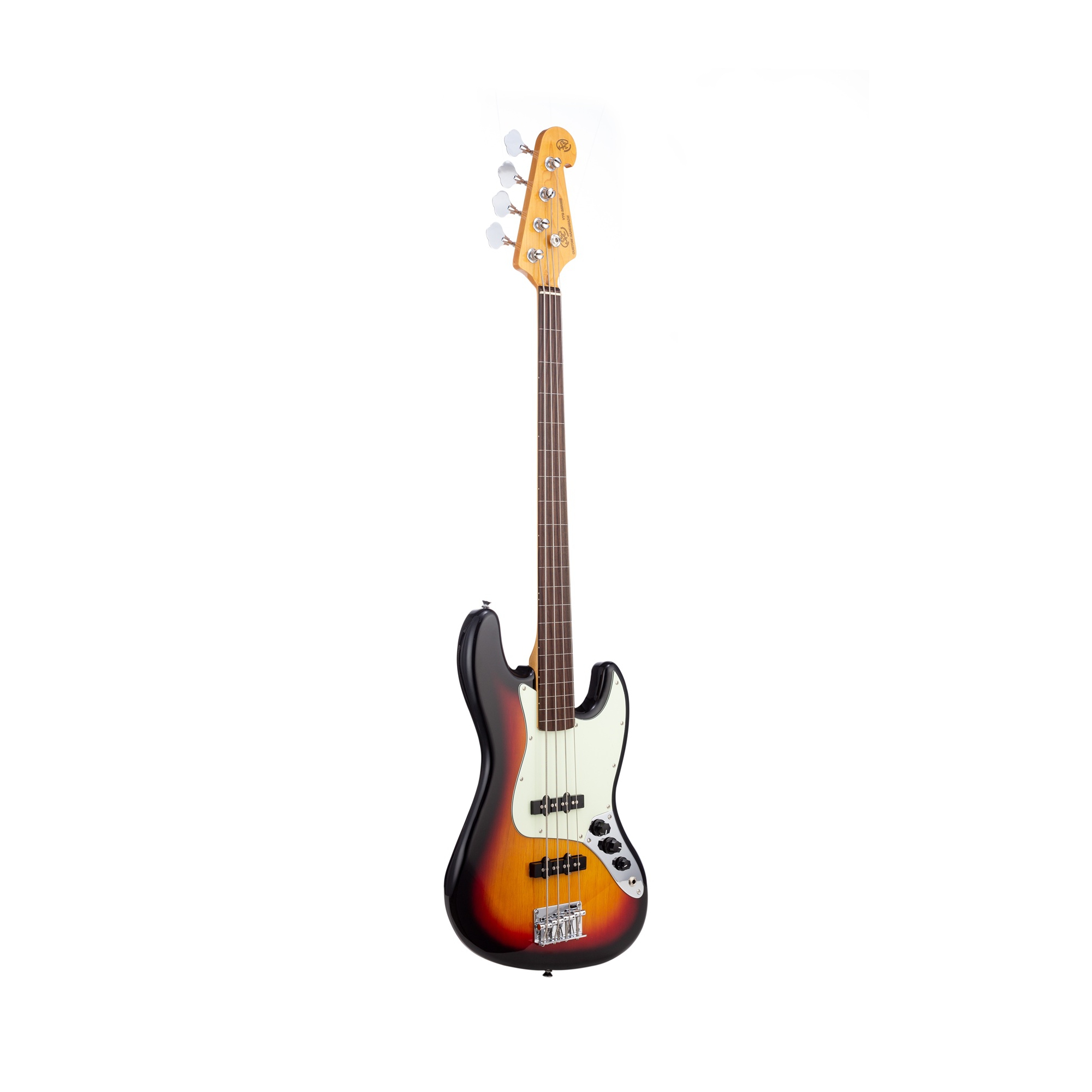 SX SJB62 Perdesiz Bas Gitar (3 Tone Sunburst) 2