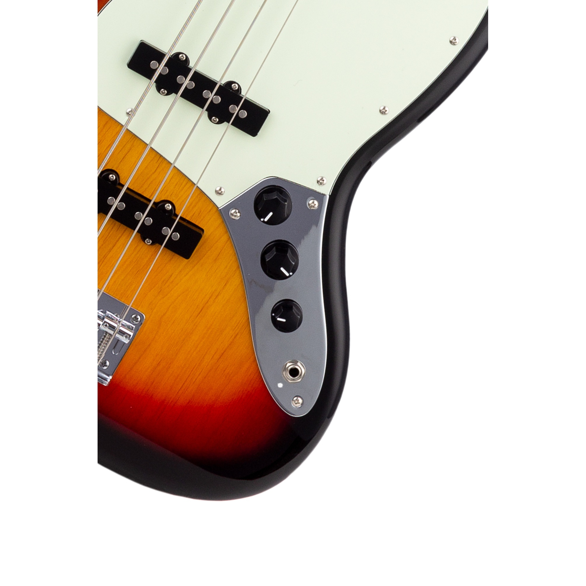 SX SJB62 Perdesiz Bas Gitar (3 Tone Sunburst) 5