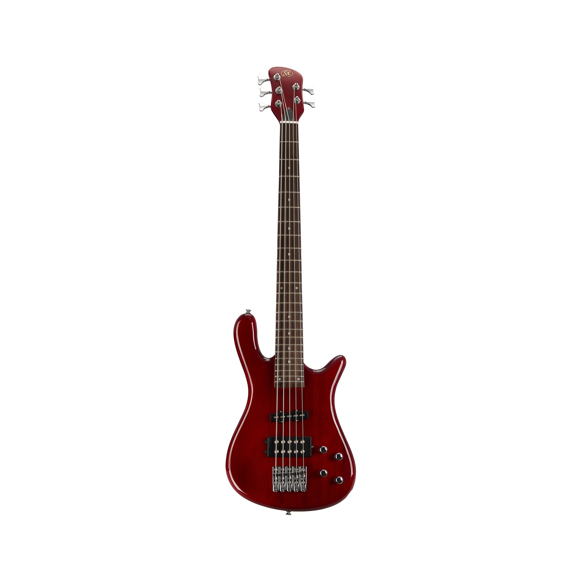 SX SWB1 5 Telli Bas Gitar (Trans Red Wine) 1