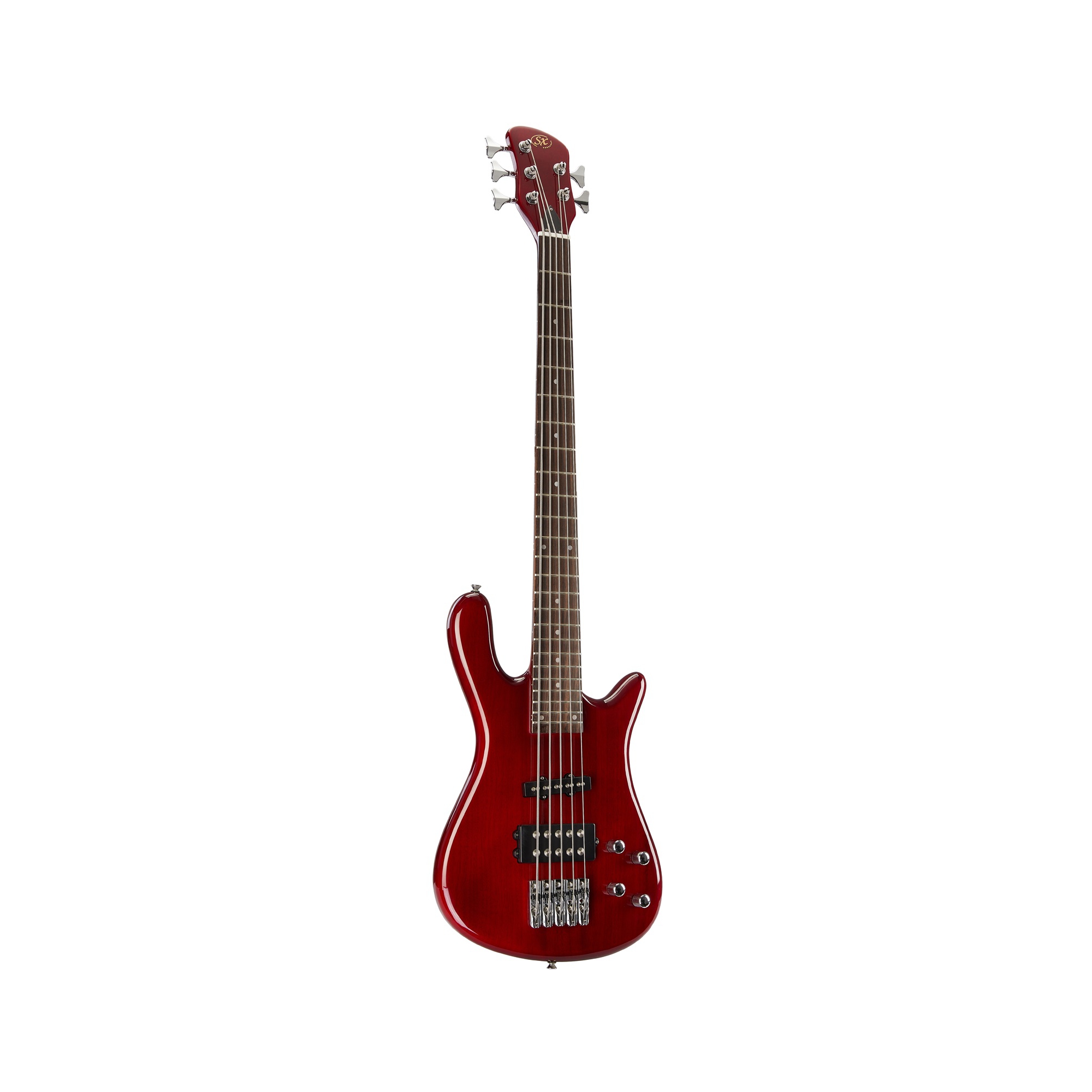 SX SWB1 5 Telli Bas Gitar (Trans Red Wine) 3