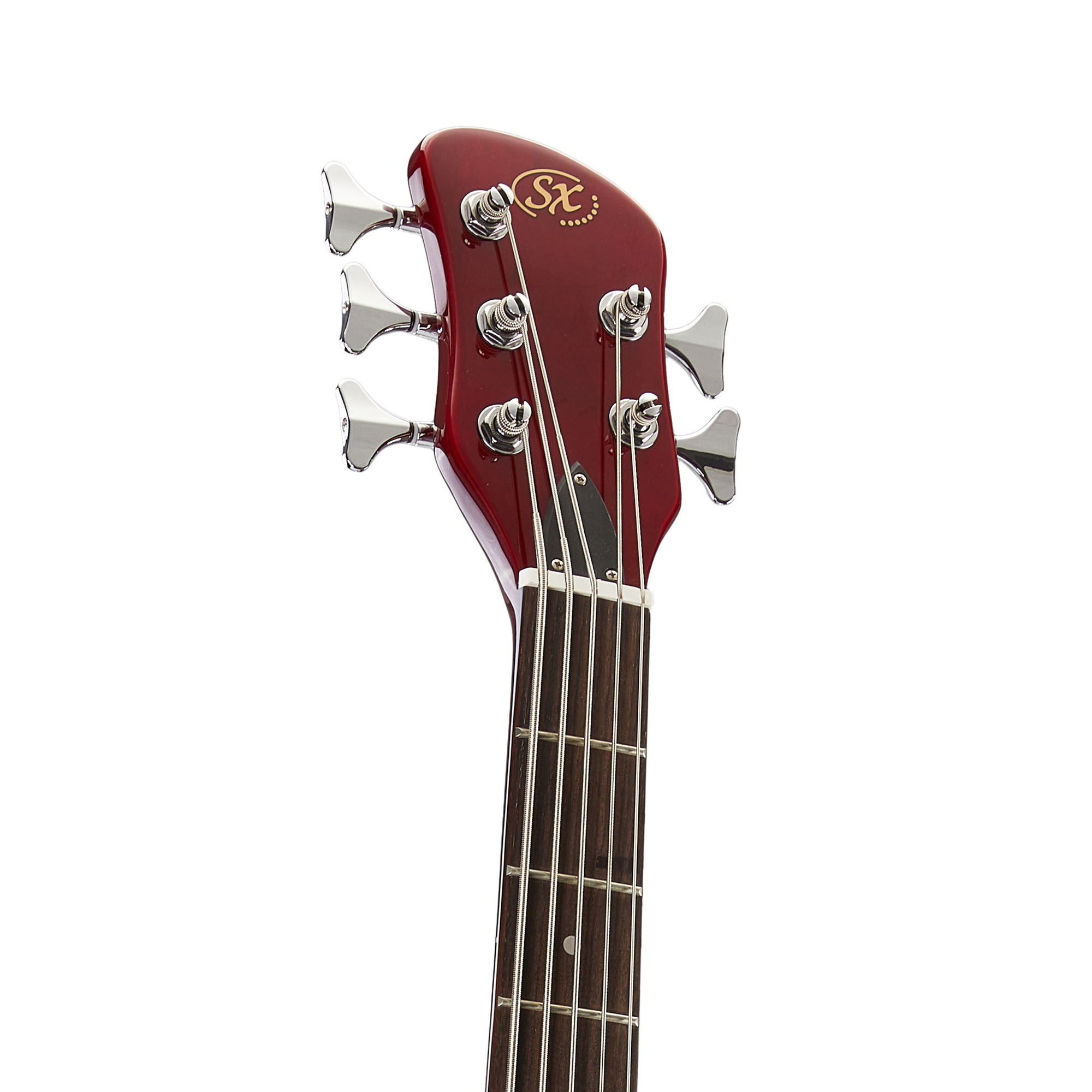 SX SWB1 5 Telli Bas Gitar (Trans Red Wine) 8