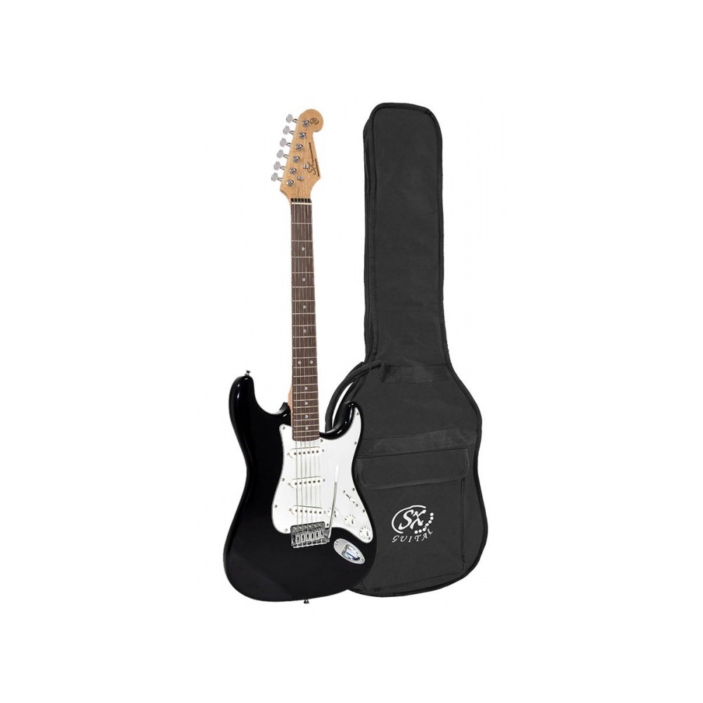 SX ED1-BK Elektro Gitar (Black) 1