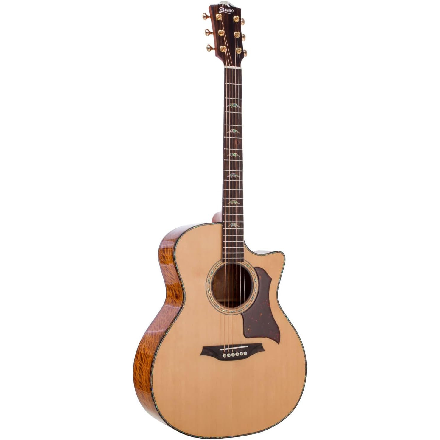 Bromo BAN2CE Cutaway Elektro Akustik Gitar (Natural) 2