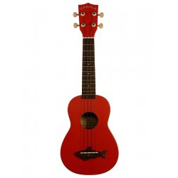 Kala Makala Shark Soprano Ukulele (Kırmızı) 2
