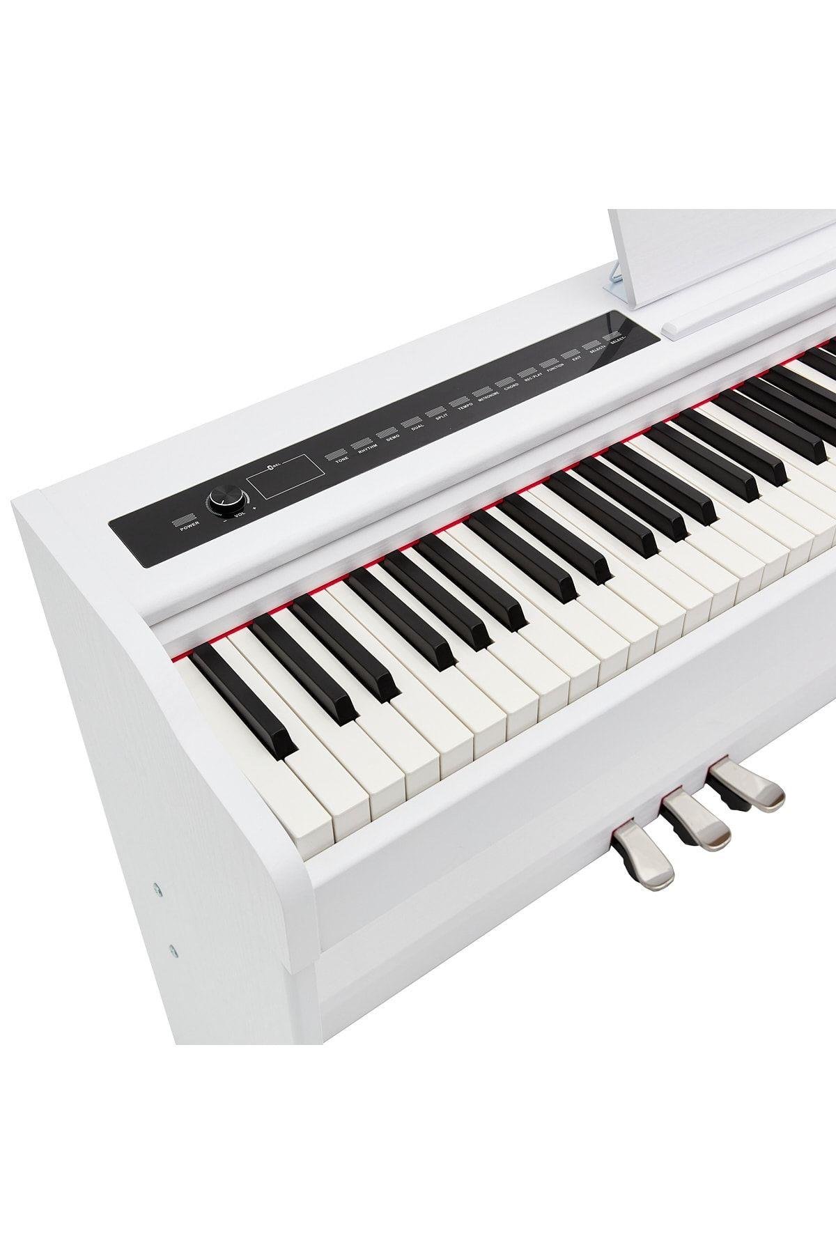 KÖHNER SLP-225 WH Dijital Konsol Piyano, Bluetooth, Tuş Hassasiyeti, 88 Tuşlu (KULAKLIK VE TABURE) 3