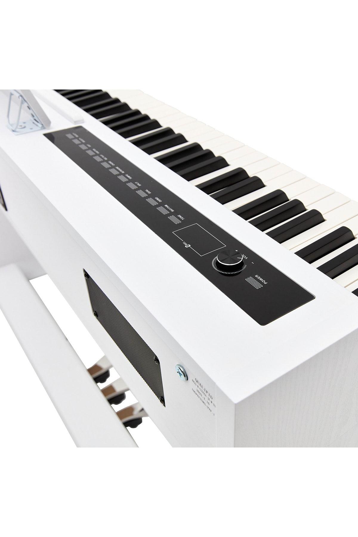 KÖHNER SLP-225 WH Dijital Konsol Piyano, Bluetooth, Tuş Hassasiyeti, 88 Tuşlu (KULAKLIK VE TABURE) 5