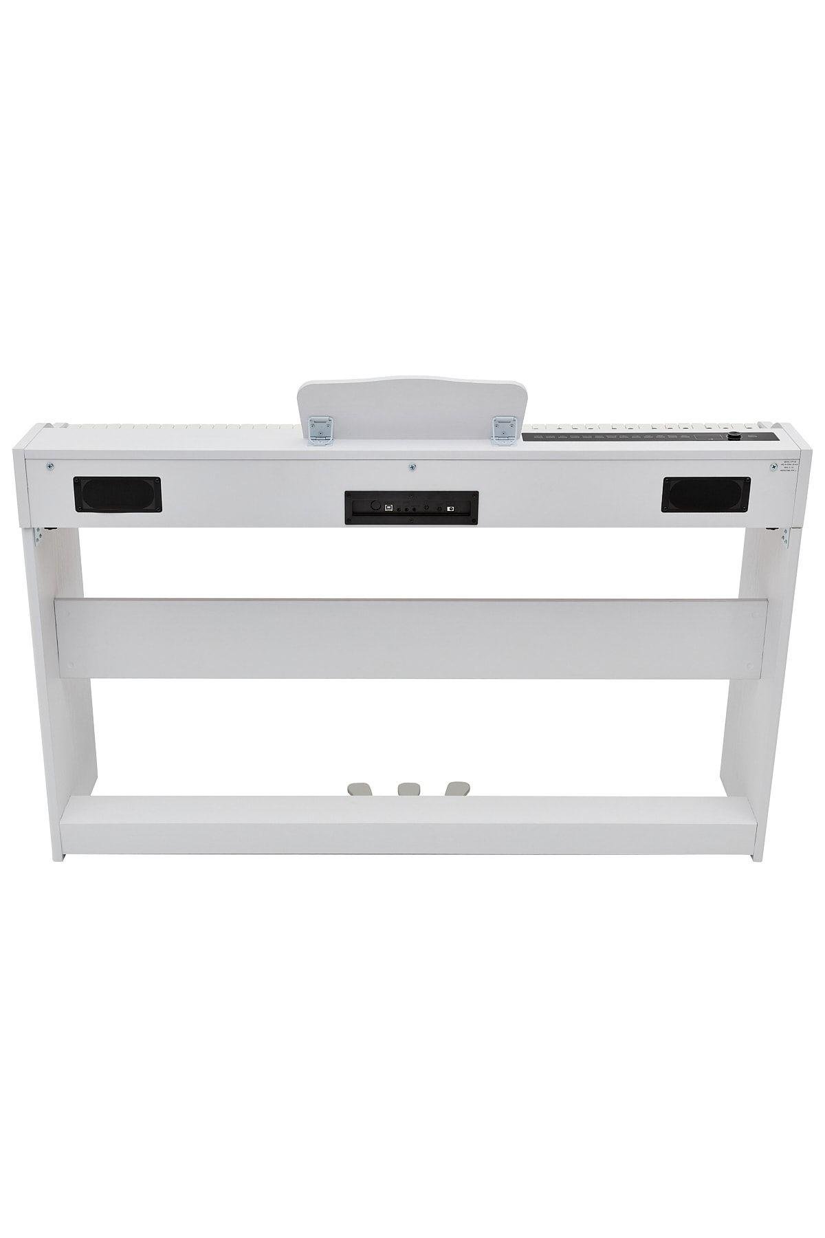 KÖHNER SLP-225 WH Dijital Konsol Piyano, Bluetooth, Tuş Hassasiyeti, 88 Tuşlu (KULAKLIK VE TABURE) 6