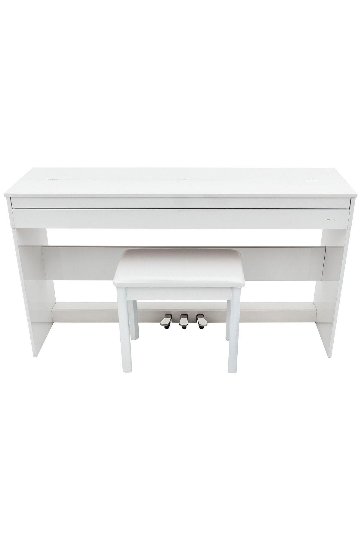 KÖHNER SLP-245 WH Dijital Konsol Piyano, Bluetooth, Tuş Hassasiyeti, 88 Tuşlu, Kapaklı (KULAKLIK VE TABURE) 3