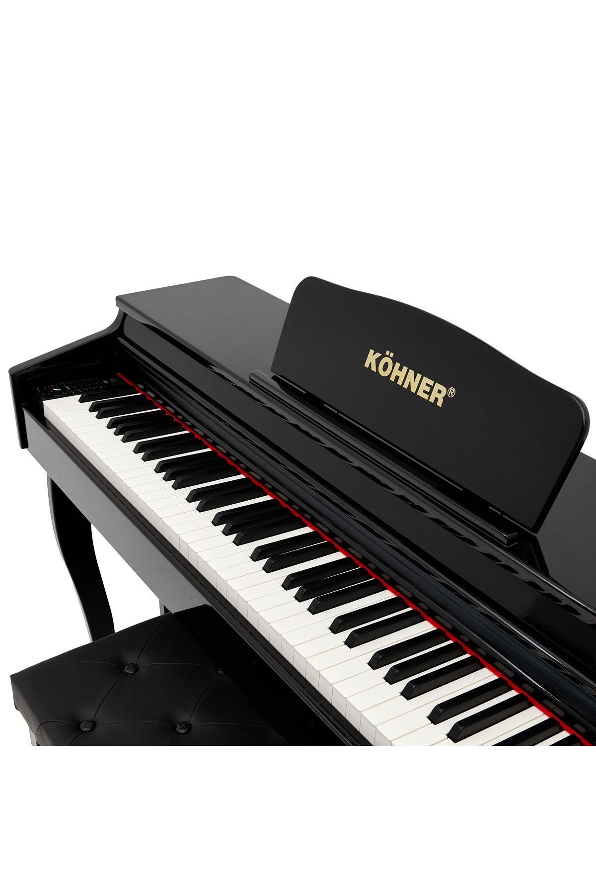 KÖHNER SLP-275 BK Dijital Konsol Piyano, Bluetooth, Tuş Hassasiyeti, 88 Tuşlu, Kapaklı 4