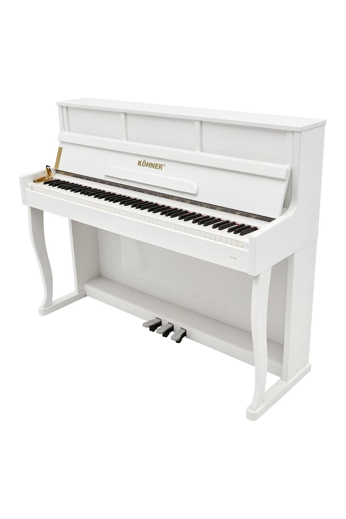 KÖHNER SLP-980 WH Dijital Duvar Piyano, Bluetooth, Tuş Hassasiyeti, 88 Tuşlu, Kapaklı (KULAKLIK VE TABURE) 2