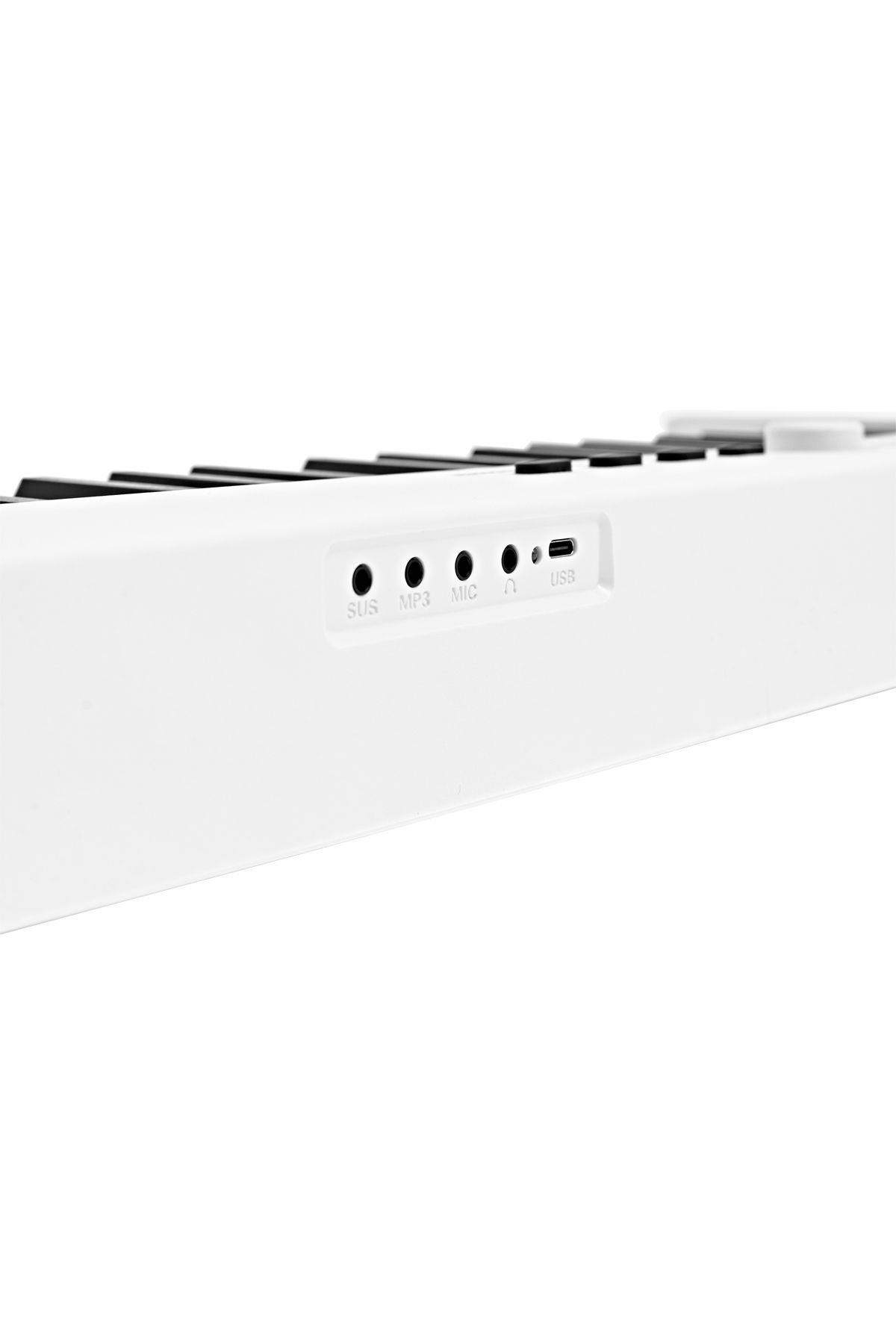 KÖHNER FX-220 Katlanabilir, Taşınabilir, Şarjlı Dijital Piyano (Dinamik Klavyeli, Tuş Hassasiyetli 88 Tuş) 8