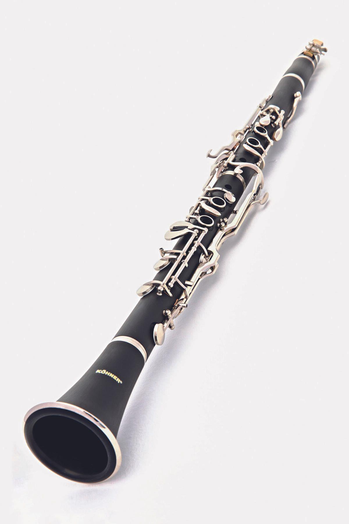 KÖHNER CLN-102 4 Yüzük, Amati Sistem G Klarnet (EBONİT GÖVDE) 4