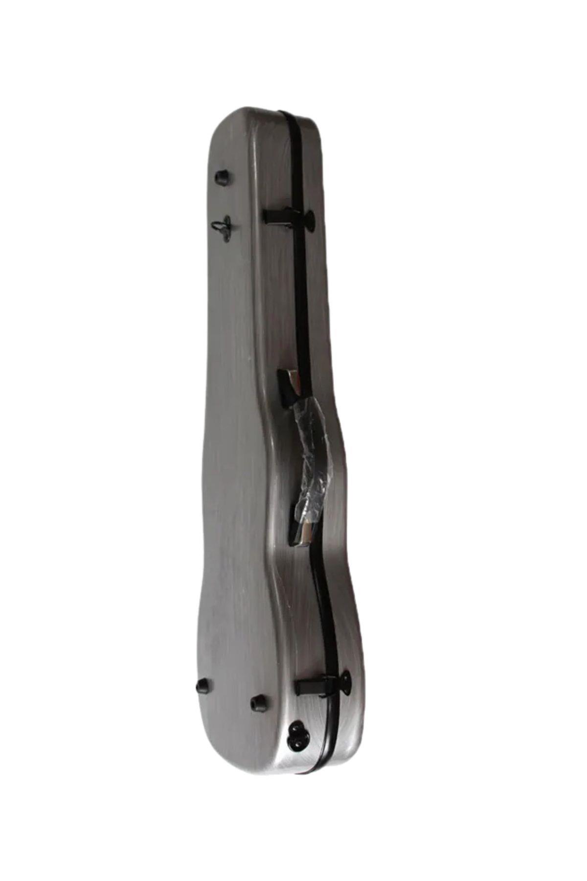KÖHNER Fiber Gri Desenli 4/4 Keman Kutusu (HARDCASE) 3