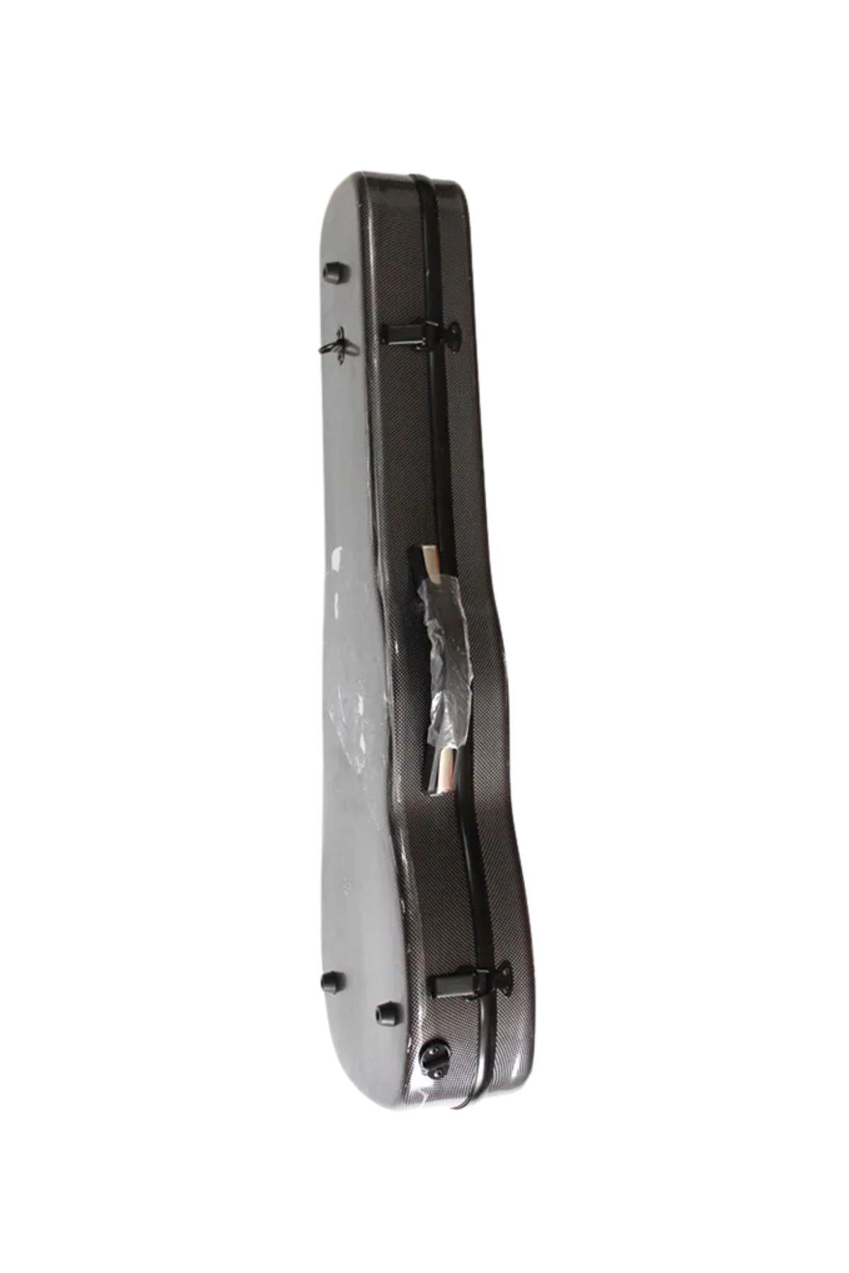 KÖHNER Fiber Karbon Desenli 4/4 Keman Kutusu (HARDCASE) 3