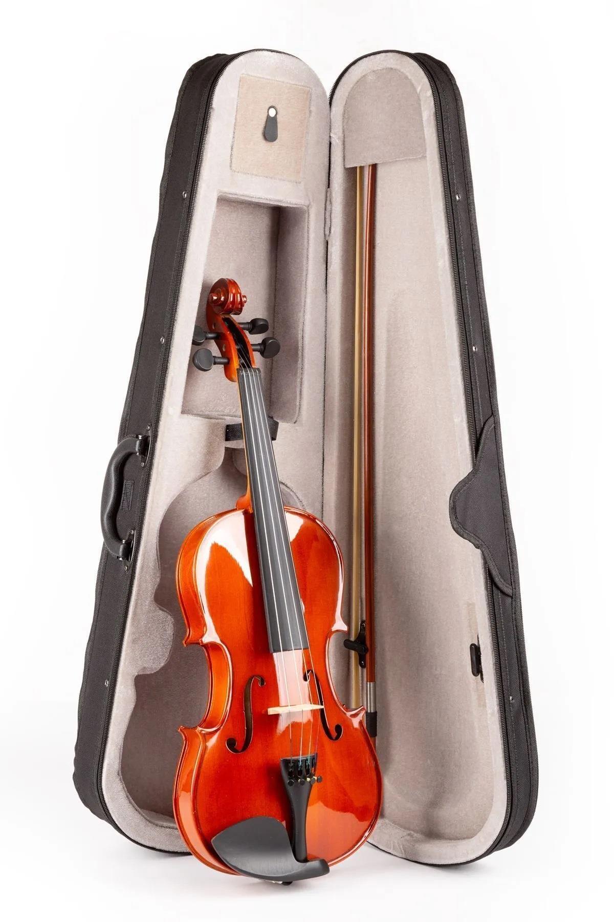 KÖHNER VL-144 Orta Kalite Keman 3/4 Boy (PARLAK) - 9-11 Yaş 1