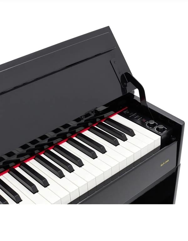 KÖHNER SLP-245 BK Dijital Konsol Piyano, Bluetooth, Tuş Hassasiyeti, 88 Tuşlu, Kapaklı (KULAKLIK VE TABURE) 5