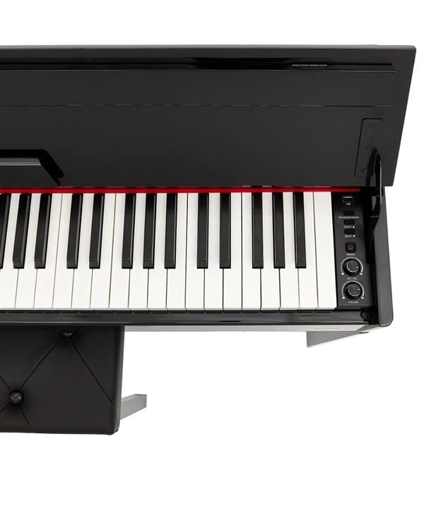 KÖHNER SLP-245 BK Dijital Konsol Piyano, Bluetooth, Tuş Hassasiyeti, 88 Tuşlu, Kapaklı (KULAKLIK VE TABURE) 6