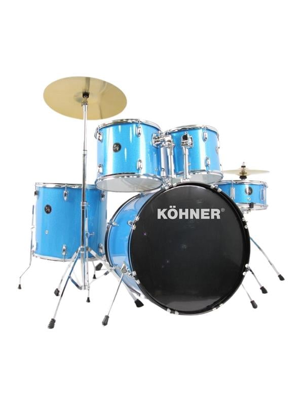 KÖHNER CD-01 BL Mavi Akustik Bateri Seti 1