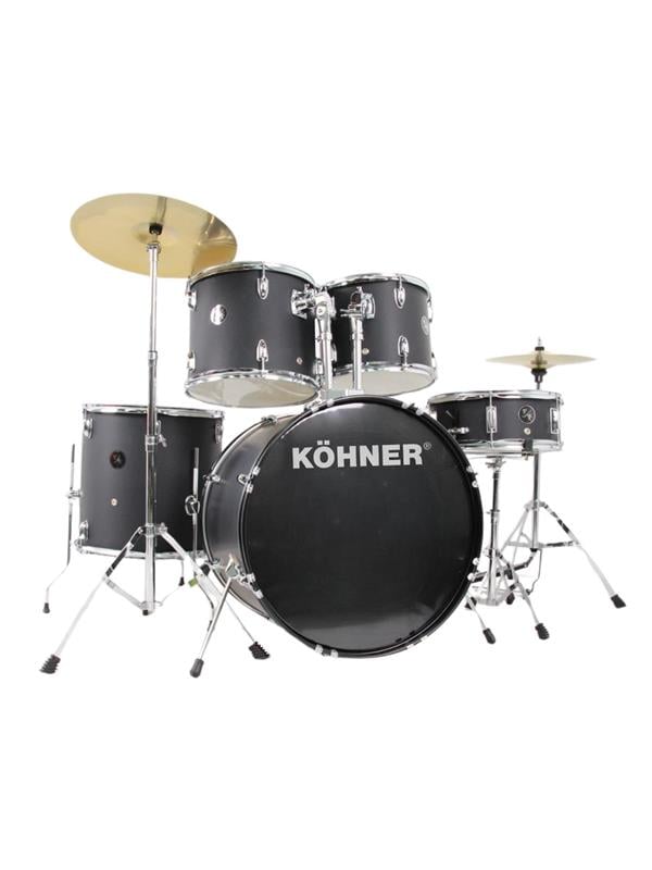 KÖHNER CD-01 BK Siyah Akustik Bateri Seti 1