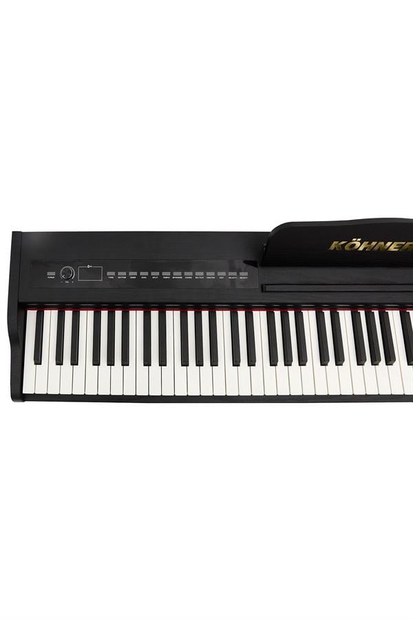 KÖHNER SLP-225 BK Dijital Konsol Piyano, Bluetooth, Tuş Hassasiyeti, 88 Tuşlu (KULAKLIK VE TABURE) 3