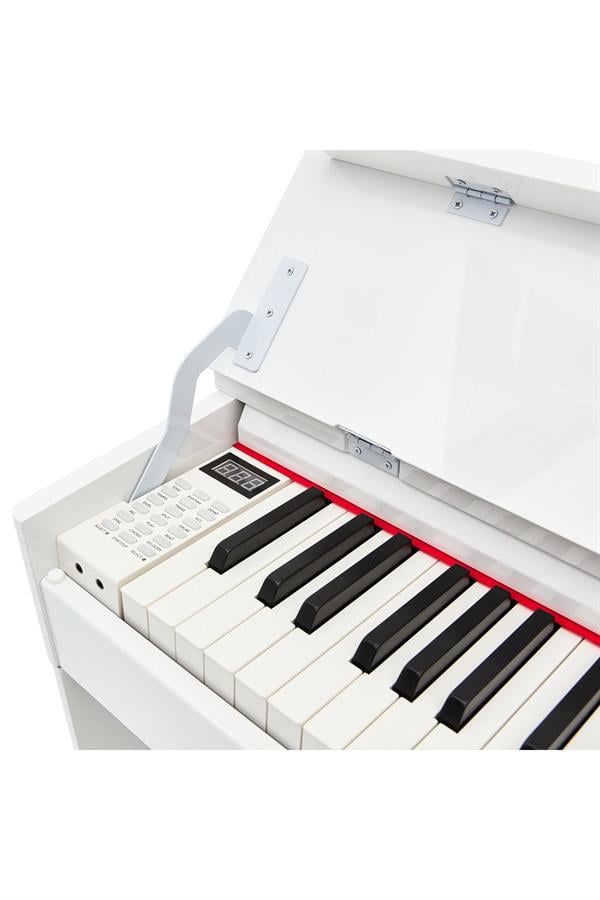 KÖHNER SLP-245 WH Dijital Konsol Piyano, Bluetooth, Tuş Hassasiyeti, 88 Tuşlu, Kapaklı (KULAKLIK VE TABURE) 5