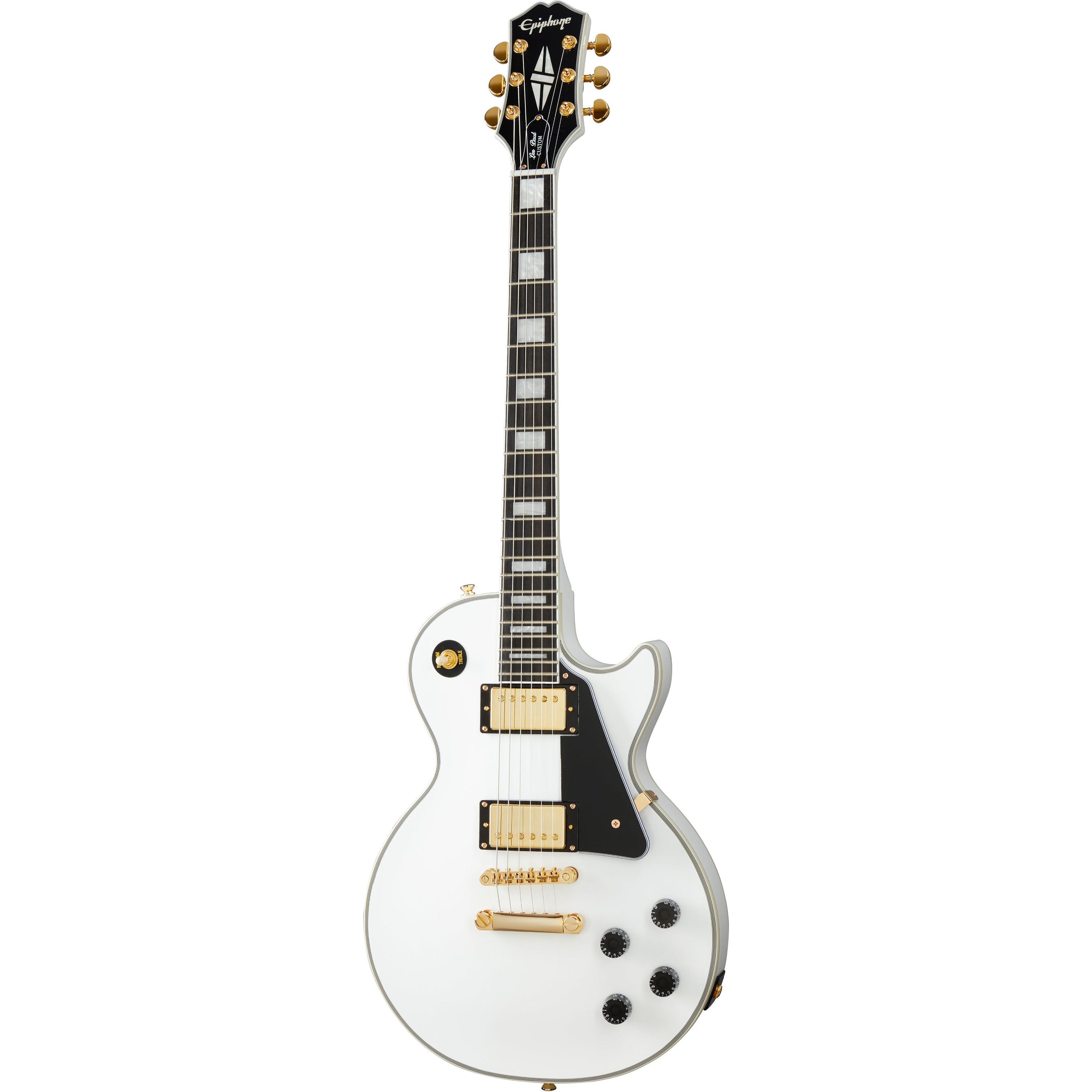 Epiphone EILCAWGH1 Les Paul Custom Elektro Gitar (Alpine White) 1