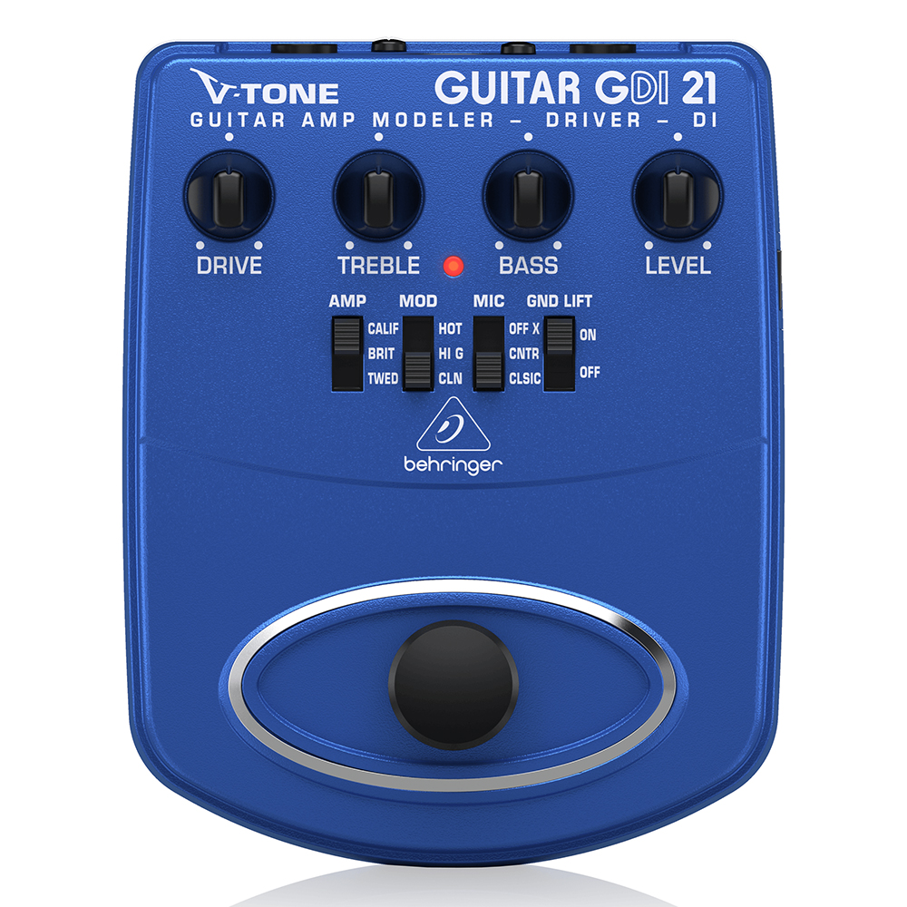 BEHRINGER GDI21 V-Tone Amfi Modelleme Pedalı/DI Box 1