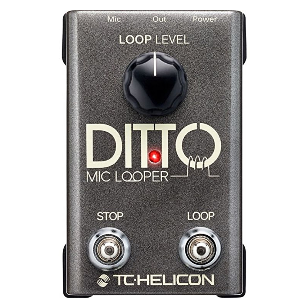 TC Helicon Ditto Mic Looper Vokal Efekt Pedalı 1