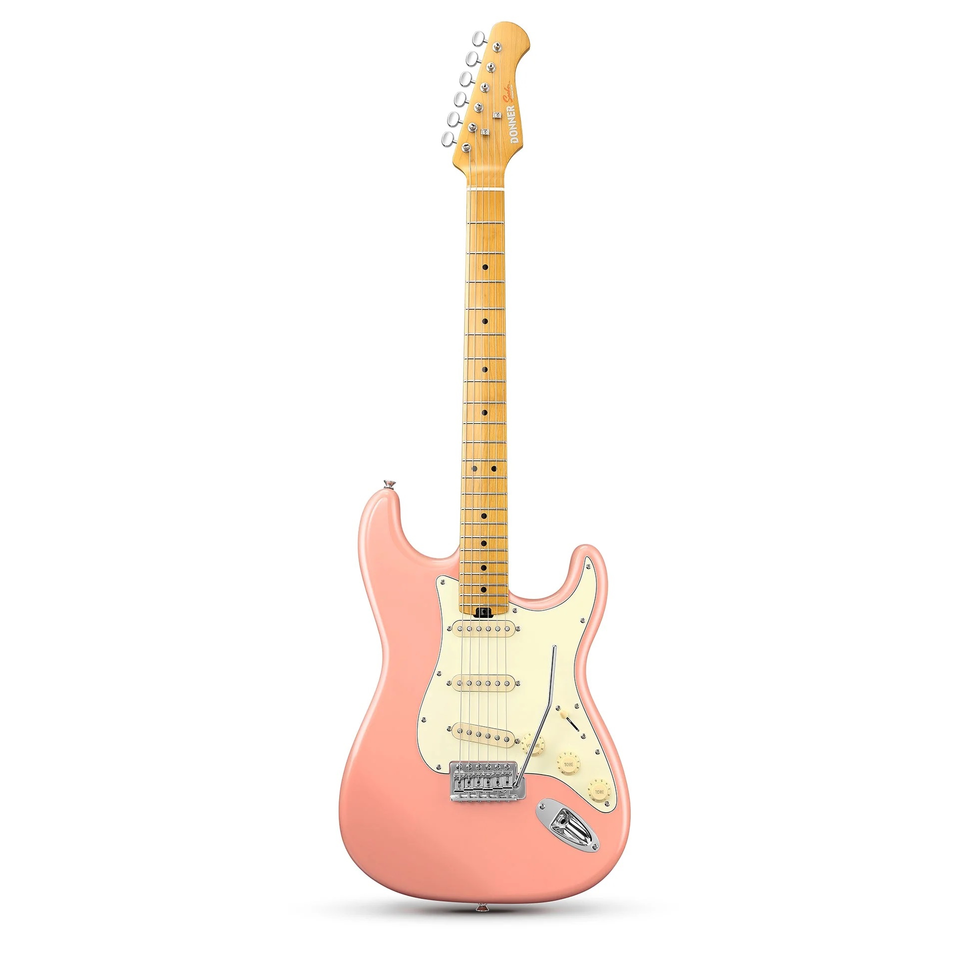 Donner DST-600 Elektro Gitar (Shell Pink) 1
