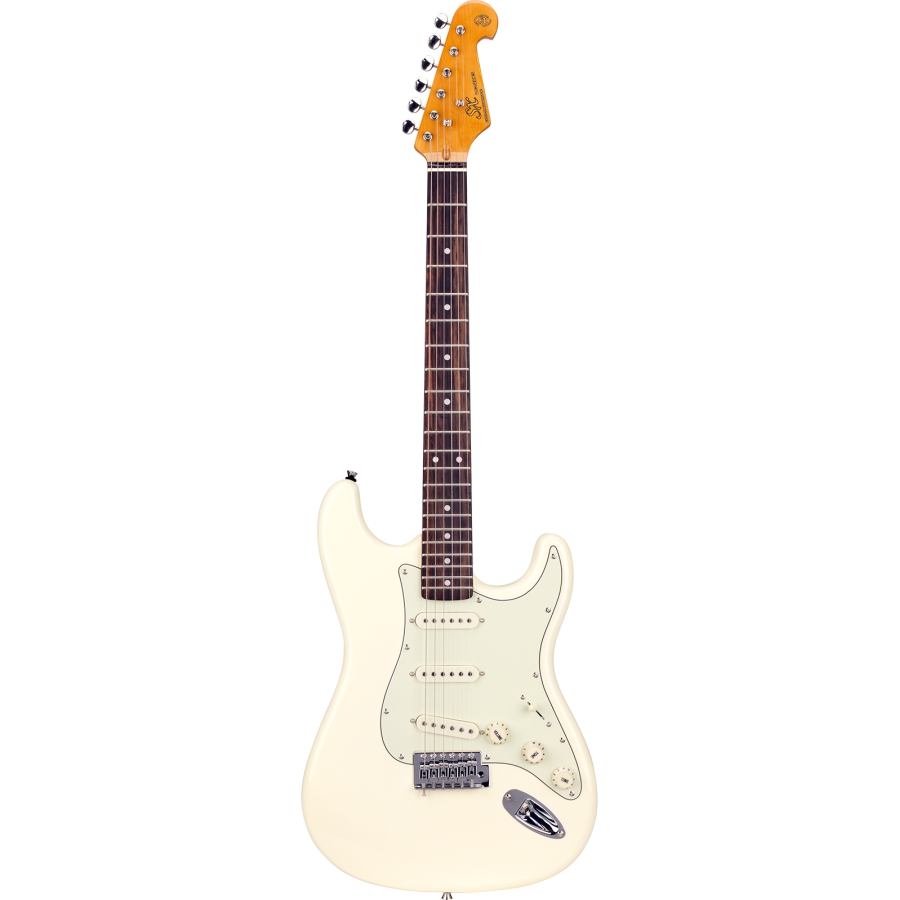 SX SST62 VWH Stratocaster Elektro Gitar 1