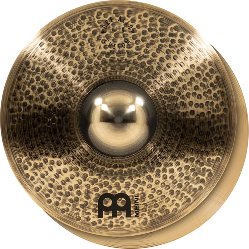 Meinl Pure Alloy Custom 15'' Medium Thin  Hi Hat Zil (Çift) 2
