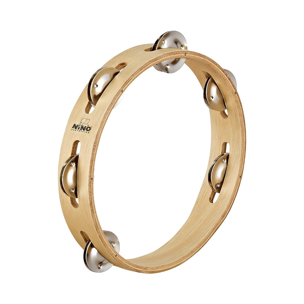 Nino NINO46 Wood 8'' Tambourine 1