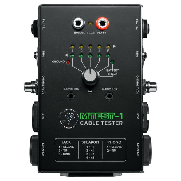 Mackie MTEST-1 Cable Tester 2