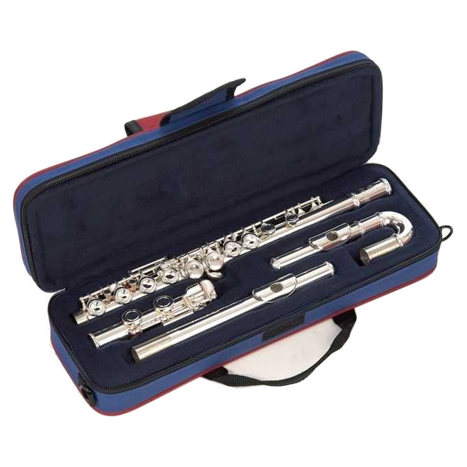 John Packer JP011CH Curved Silver Plated Yan Flüt 1
