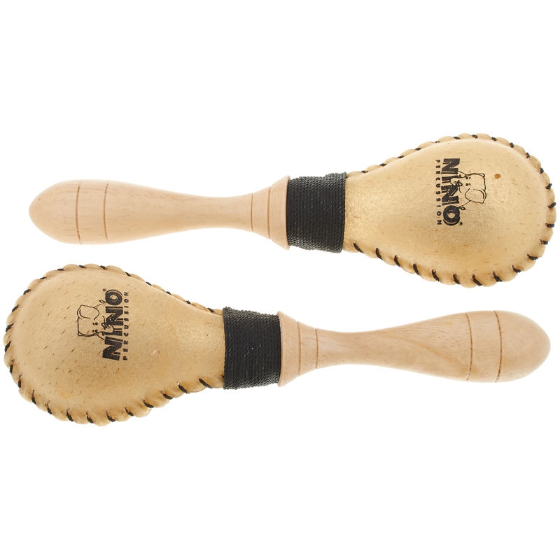 Nino NINO10 Rawhide Maracas Small (Çift) 1