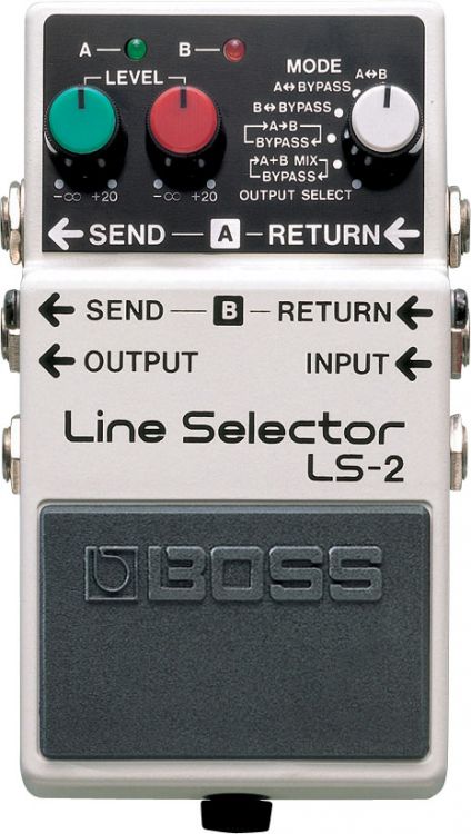 Boss LS-2 Line Selector Compact Pedalı 1