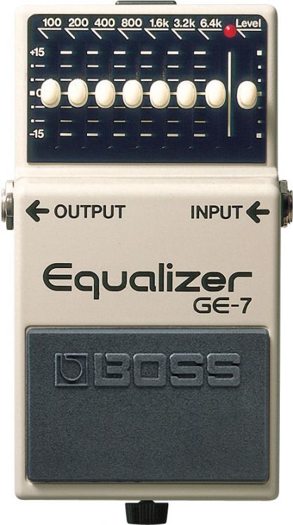 BOSS GE-7 7-BAND EQ Grafik Ekolayzer Pedalı 1