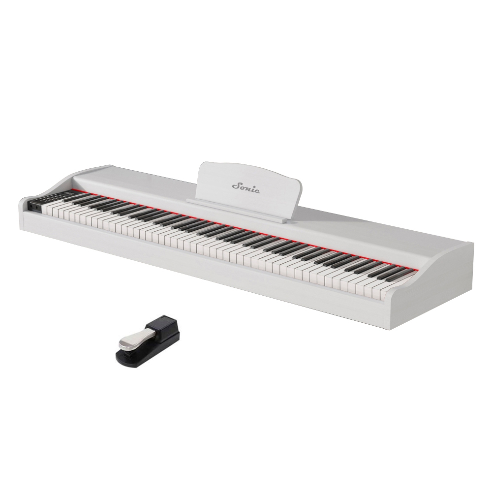 Sonic BL-170S-WH Taşınabilir Dijital Piyano (Beyaz) 1