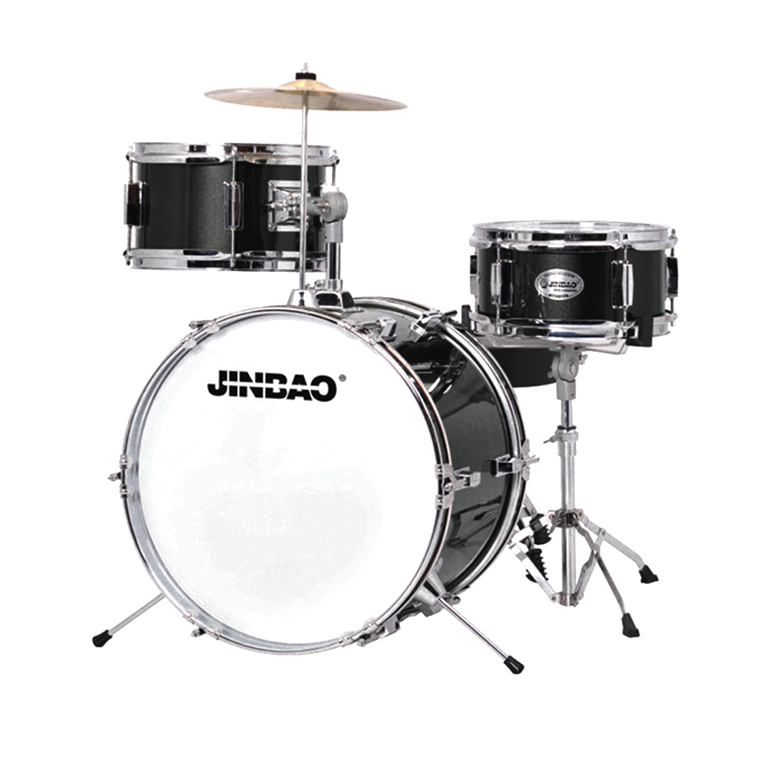 JIinbao 3 Parça Junior Davul Set (Siyah) 1