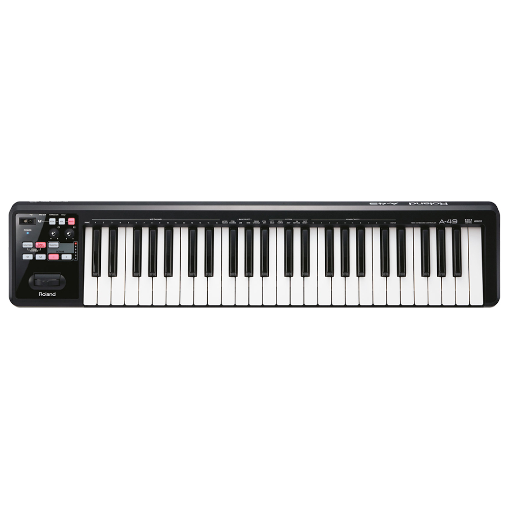 ROLAND A-49-BK / 49 Tuş MIDI Klavye 1